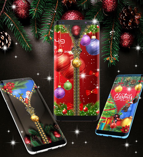 Screenshot Christmas lock screen