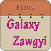 Zawgyi Design Galaxy Font 8.0 Icon