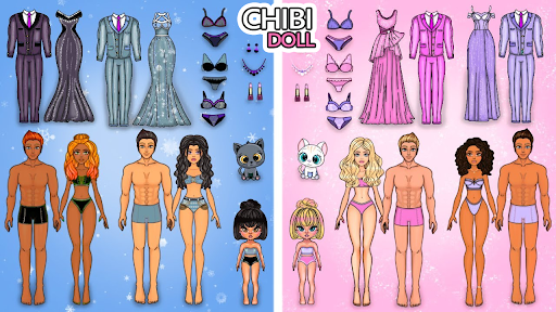 Screenshot Chibi Doll Dress Up DIY Games