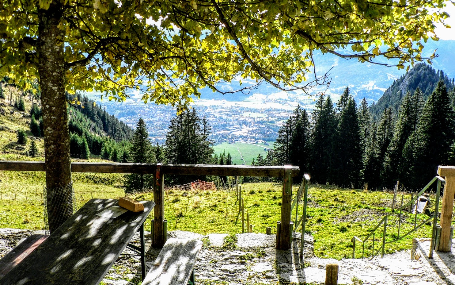 Weiheralpe Berggasthof Alpenblick Grünten Auf dem Ried Burgberger Hörnle Klettersteig Sonthofen Allgäu Bayern