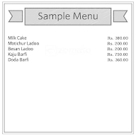 Aggarwal Sweets India menu 2