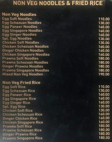 Biryani R Kebabs menu 