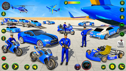 Screenshot Police Plane Transporter Game