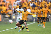 Njabulo Blom, right, seen here with Gabadino Mhango of Amazulu, is the latest player whose mistake has led to Kaizer Chiefs conceding a goal. 