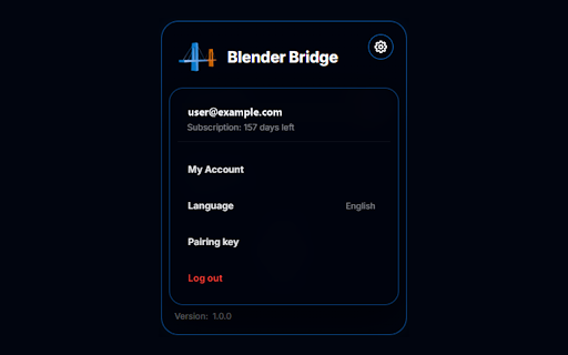 Blender Bridge screenshot 3