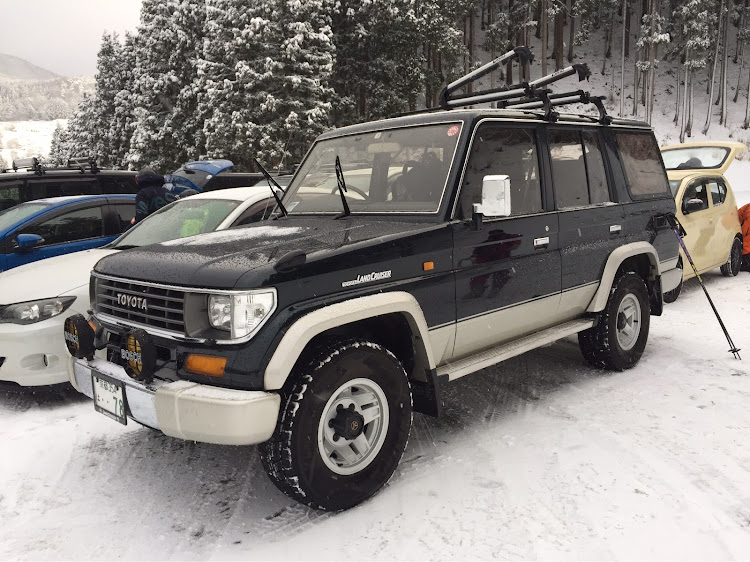 ランドクルーザープラド78のドライブ・スキー・雪化粧・スカイバレイ・ハイパーボウル東鉢に関するカスタム事例の投稿画像1枚目