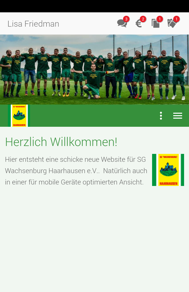 Android application SG Wachsenburg Haarhausen e.V. screenshort