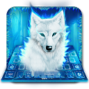 Download Neon Night Forest Wolf Keyboard Theme Install Latest APK downloader