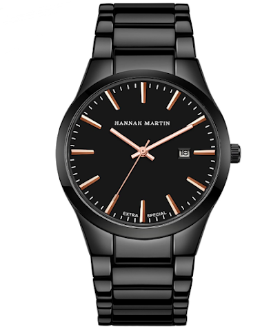 Herenmode quartz horloge met stalen - 0