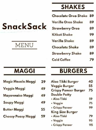 SFP's Snack Sack menu 1