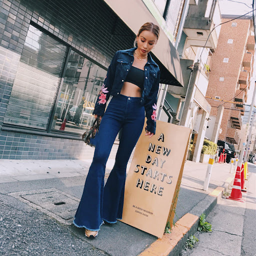 Title 4, Autumn Slim Stretch Denim Jeans Pants Korean Ca...