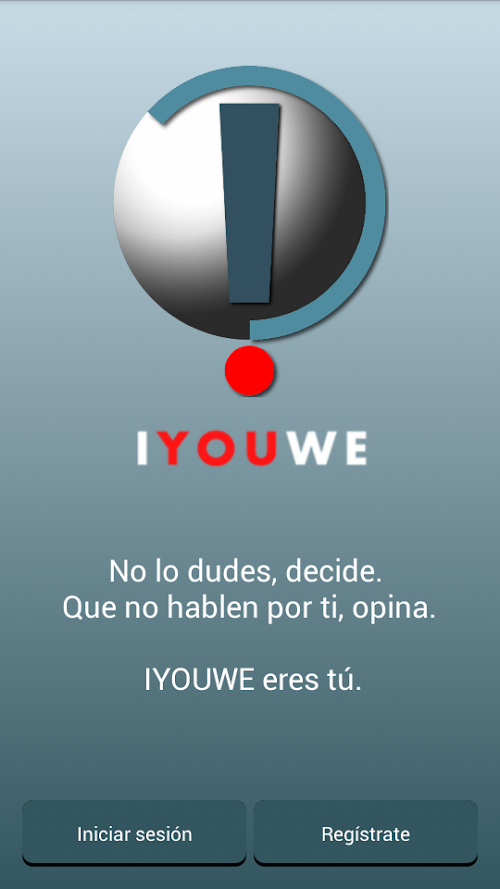 Android application IYouWe screenshort
