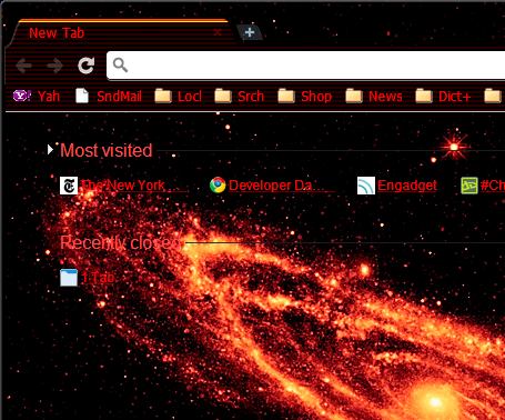 AndromedaRed-OpticRed WISE2-1280 Theme Preview 2