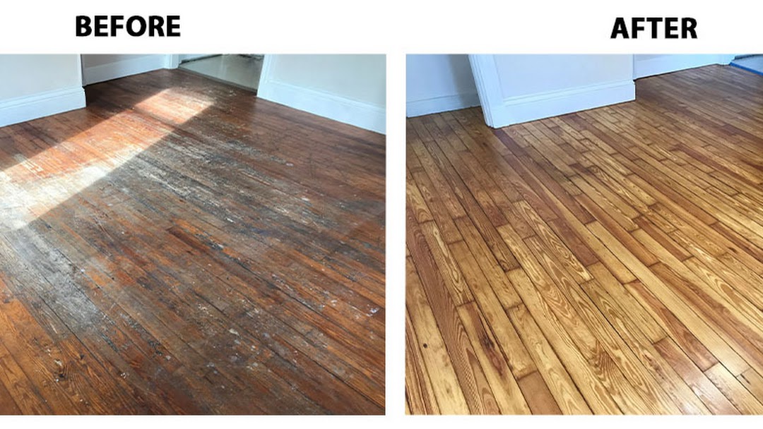 Atlantic Hardwood Wood Floor, Hardwood Floor Restoration Before And After