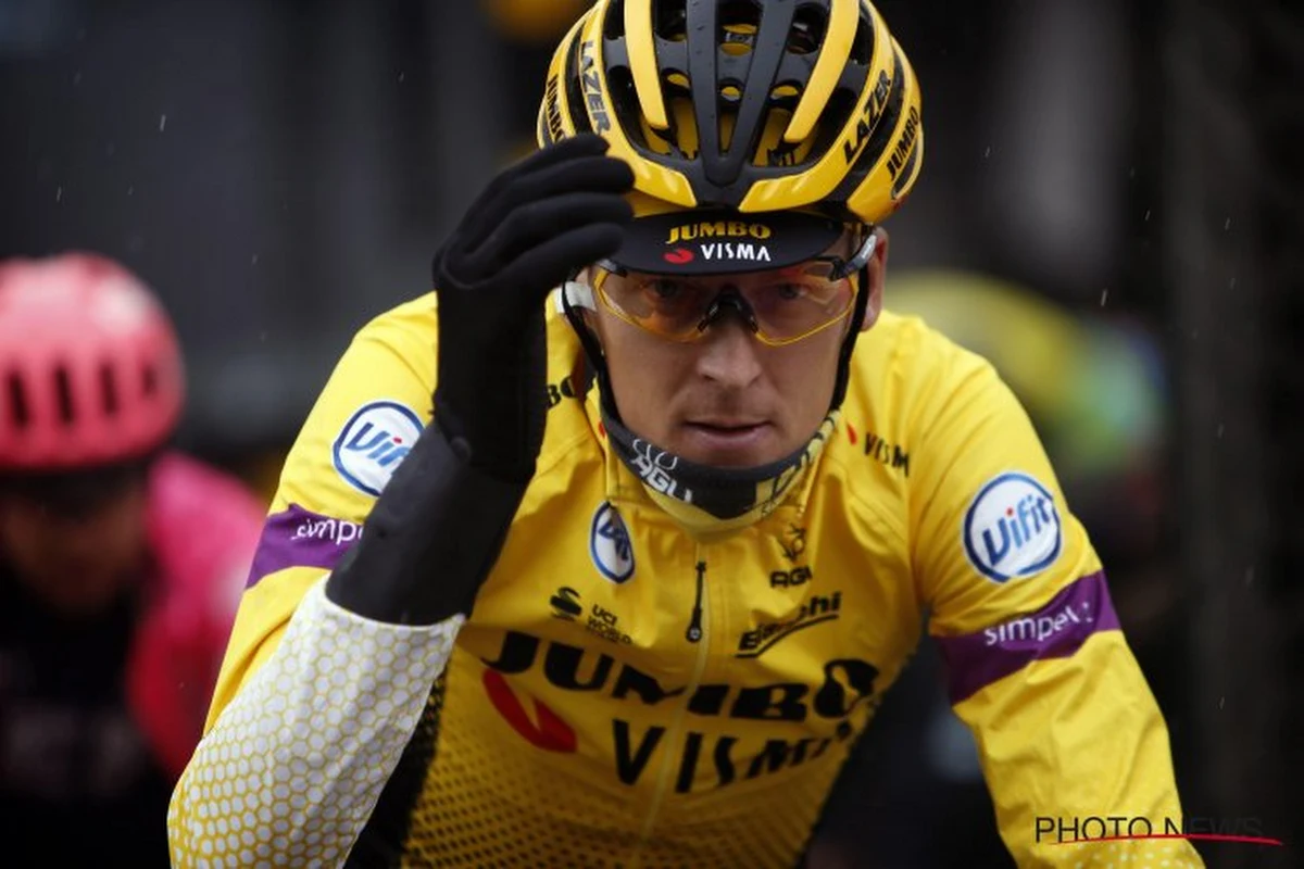 Gesink leidt samen met de derde uit de Tour van vorig jaar Jumbo-Visma naar winst in virtuele Giro