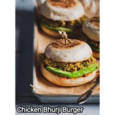Chicken Bhurji Burger