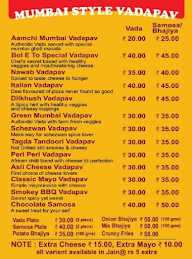 Bole To Vadapav menu 1