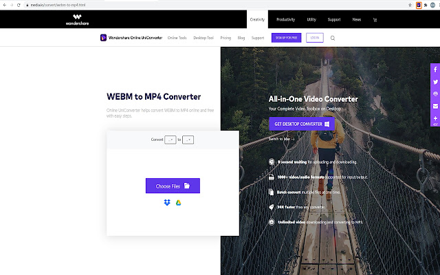 WEBM to MP4 Converter