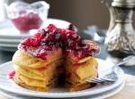 Pumpkin Pancakes with Cranberry Maple Syrup was pinched from <a href="http://diethood.com/2012/11/19/pumpkin-pancakes-cranberry-maple-syrup/" target="_blank">diethood.com.</a>