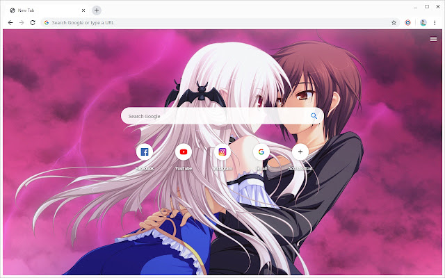 Anime Romantic Hintergrundbilder Neuer Tab