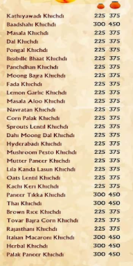 Great Indian Khichdi menu 1