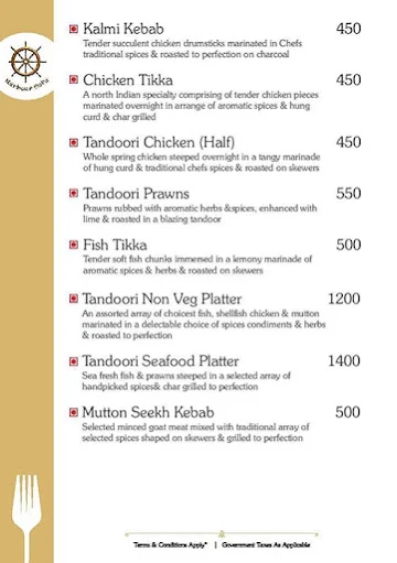 Harbour Cafe - The Crown menu 