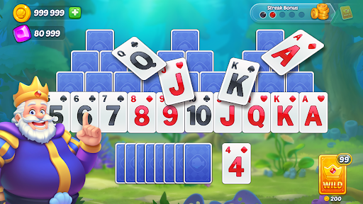 Screenshot Solitaire TriPeaks Fish