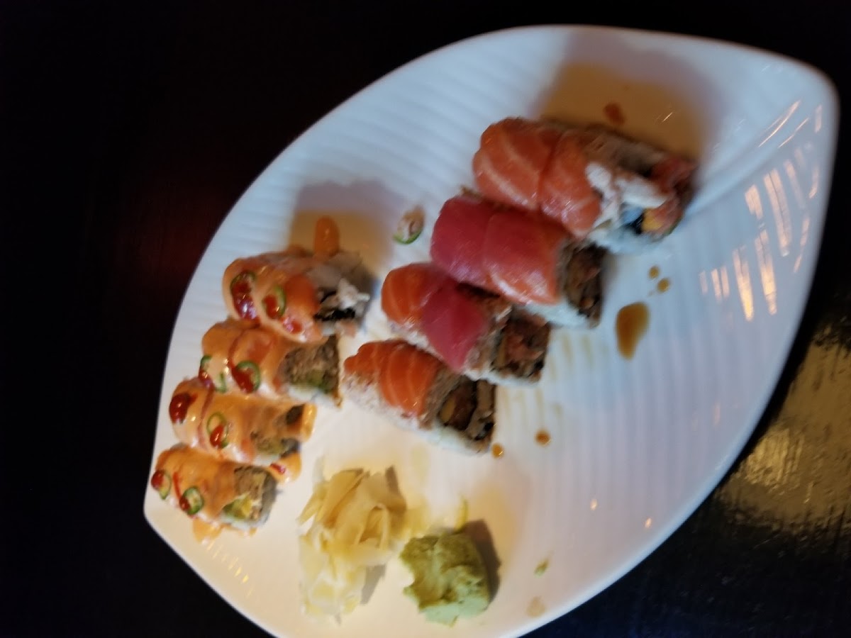 Gluten-Free Sushi at Sake Toro Sushi