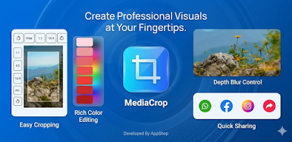 MediaCrop - Photo Editor Screenshot 1 of 6
