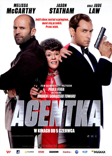 Przód ulotki filmu 'Agentka'