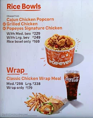 Popeyes menu 5