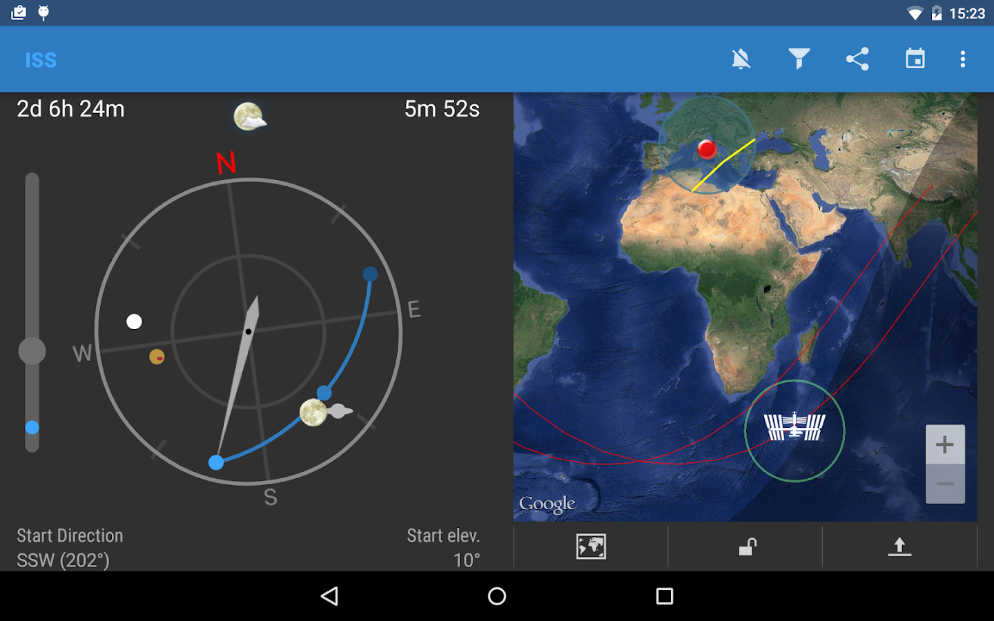 ISS Detector Satellite Tracker - Android Apps on Google Play