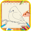 تنزيل How to draw Birds  Step By Step التثبيت أحدث APK تنزيل