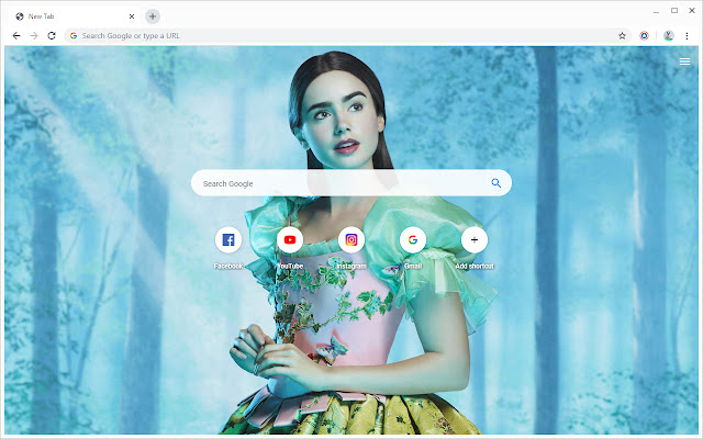 New Tab - Lily Collins