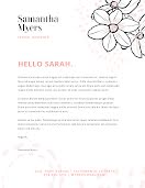 Myers Floral Design - Letterhead item