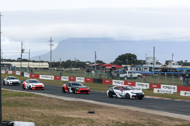 The TimesLIVE car leads a four-car battle for the minor placings at Killarney.