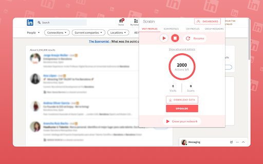 Scrab.in - LinkedIn Prospecting Tool