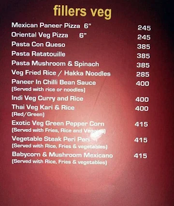 ibaco menu 