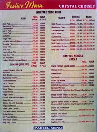 Crystal Chimney menu 5