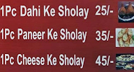 Dahi Ke Sholay menu 3