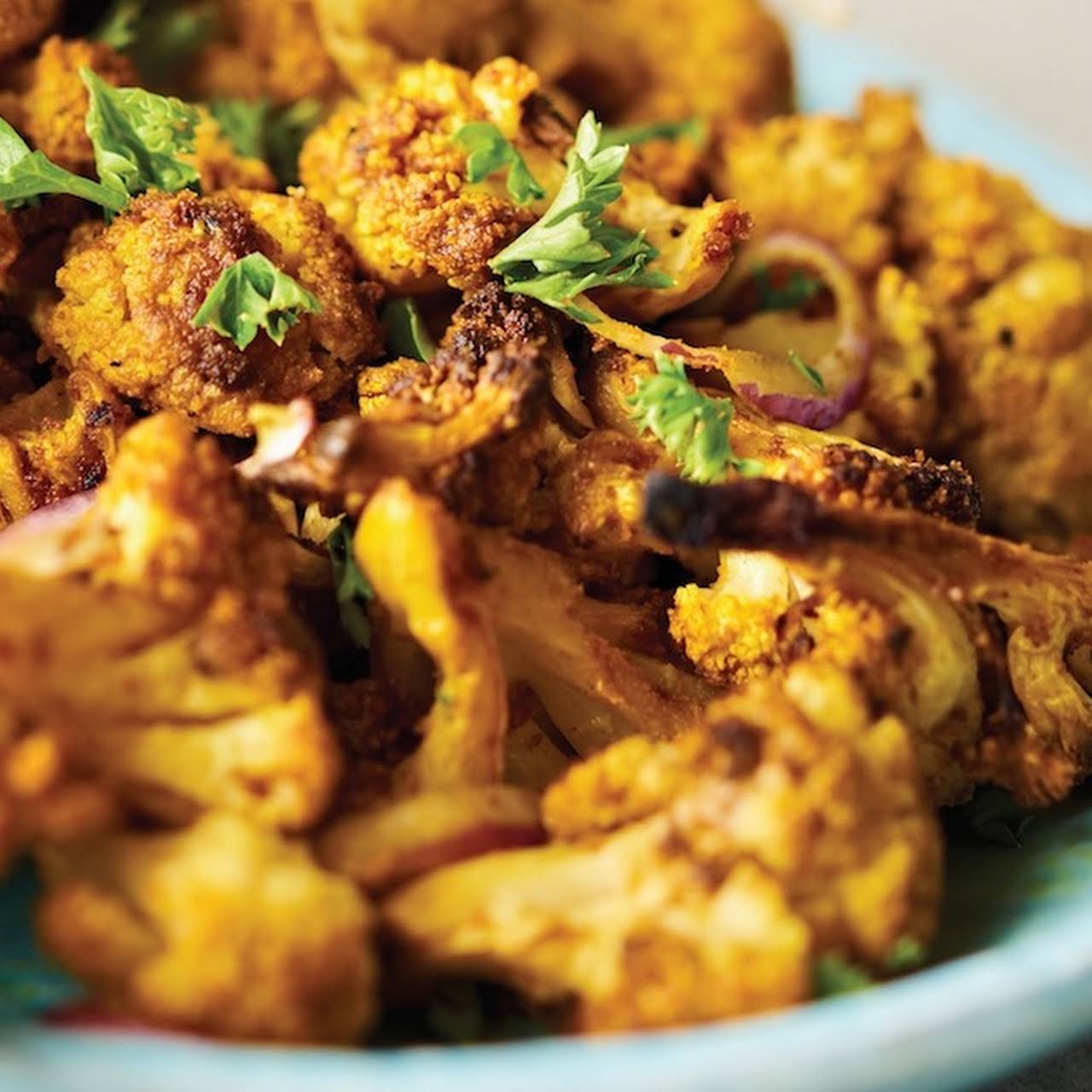 Indian Spiced Popcorn Cauliflower