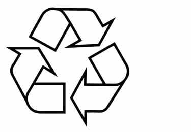 Mobius loop recycling symbol