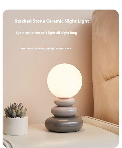 Title 9, Creative Bedroom Bedside Lamp featuring a Color...