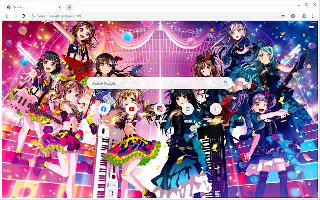 BanG Dream! Wallpapers New Tab