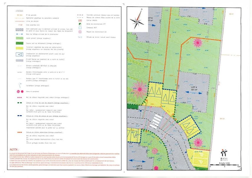 Vente terrain  501 m² à Le Mée-sur-Seine (77350), 170 000 €