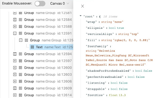 Konva Dev Tool