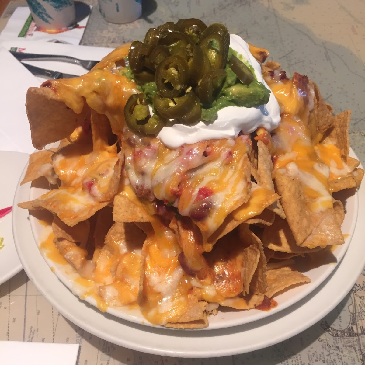 Gluten-free volcano nachos