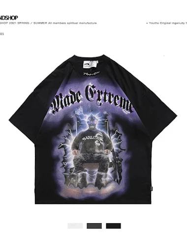 Printed Short Sleeve European And A - 1
