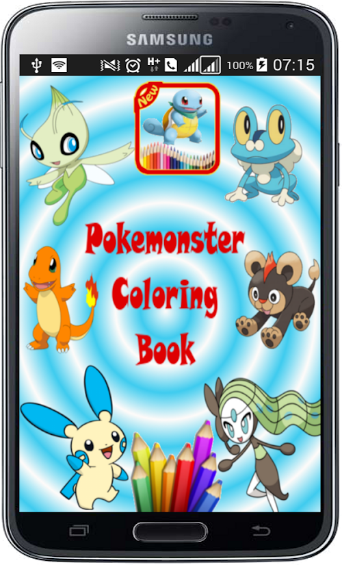 Android application Pokemonster Coloring Book screenshort