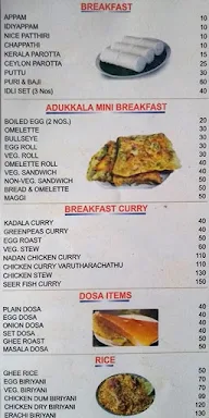 Adukkala Restaurant menu 4